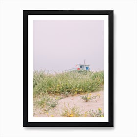 Malibu Lifeguard Tower Art Print