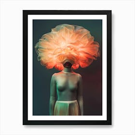 "Woman's Futuristic Look" Art Print