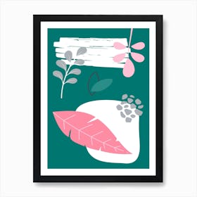 Modern graphic Nature I Art Print