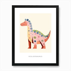 Nursery Dinosaur Art Scelidosaurus 2 Poster Art Print