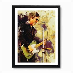 Smudge Noel Gallaghers High Flying Birds Live Art Print