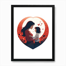 Mother And Daughter Art Print