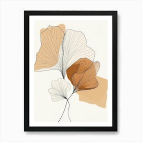 Ginkgo Leaves 10 Art Print