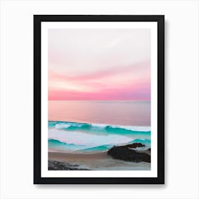 Esperance Beach, Australia Pink Photography 1 Art Print