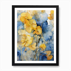 Yellow Poppies 1 Art Print