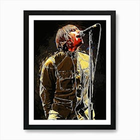 liam gallagher oasis britpop music band 23 Art Print