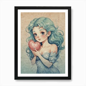 Mermaid 4 Art Print