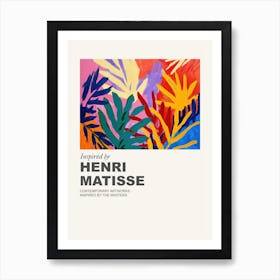 Museum Poster Inspired By Henri Matisse 15 Art Print