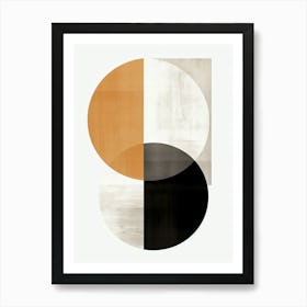 Abstract Circles Canvas Print Art Print