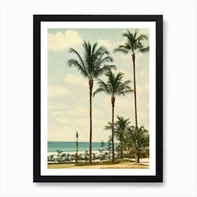 Coolangatta Beach Australia Vintage Art Print