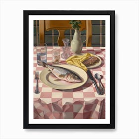 Haddock 2 Still Life Painting Poster