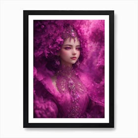 Portrait Of A Doll Art Print