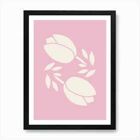 Tulips Pink Art Print