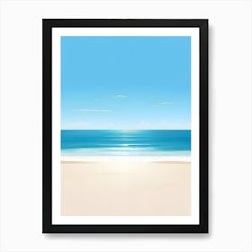 Beach Background Art Print