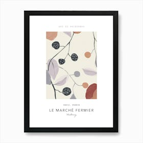 Mulberry Le Marche Fermier Poster 2 Art Print