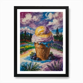 Ice Cream Cone 1 Art Print