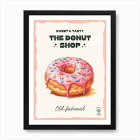 Old Fashioned Donut The Donut Shop 3 Art Print