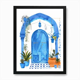 Blue Door 58 Art Print