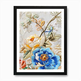 Chinese Embroidery 21 Art Print