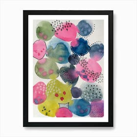 Abstract Watercolor Painting 1 Art Print