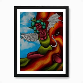 "speaking about good and evil" Art Print