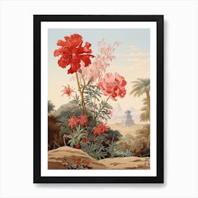 Chinese Fringe Flower Victorian Style 2 Art Print