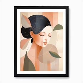 Asian Woman 1 Art Print