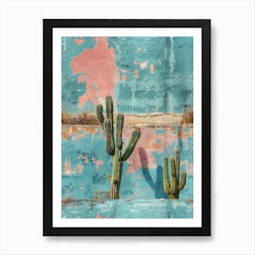 cactus in mexico Art Print