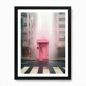 Pink Building Art Print