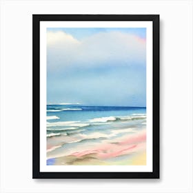 Daytona Beach 3, Florida Watercolour Art Print