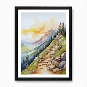 Path To The Mountains.6 Art Print