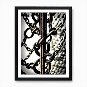 Chain Link Art Print