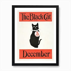The Black Cat Art Print