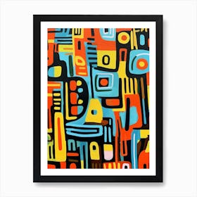 Afro Patterns 4 Art Print