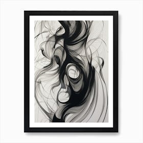 Abstract Smoke Art Print