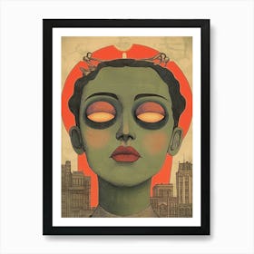 Queen Of The Zombies Art Print