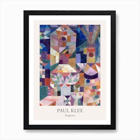 Burggarten, Paul Klee Abstract Botanical Poster Art Print