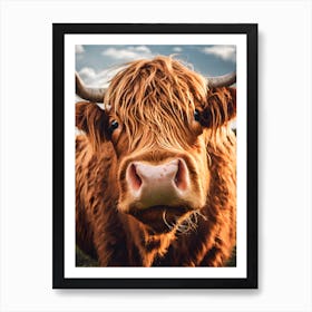 Highland Cow 3 Art Print