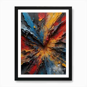 Abstract Painting~ Escape Clause~ Reimagined 1 Art Print