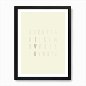 Love Letters X Art Print