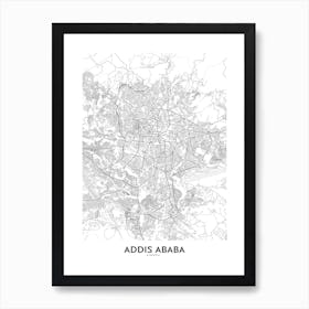 Addis Ababa Art Print