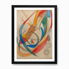 Abstract Drawing 3 Art Print