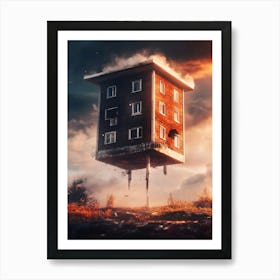 House In The Sky Art Print