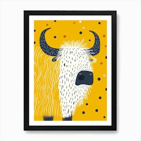 Yellow Yak 3 Art Print