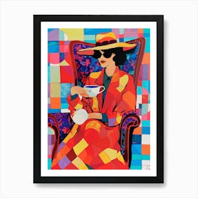 Lady In A Hat Art Print