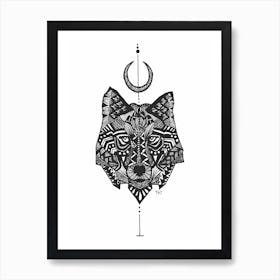 Luna Wolf Art Print