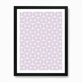 Mid Century Lilac Art Print