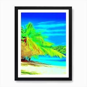 Fiji Beach Pop Art Photography Tropical Destination Art Print