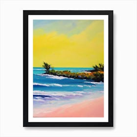 Long Bay Beach, Turks And Caicos Bright Abstract Art Print