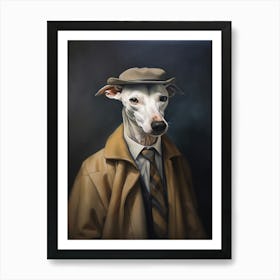 Gangster Dog Whippet 2 Art Print